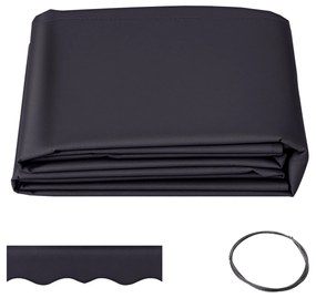 Outsunny Pânză de Schimb pentru Copertină Retractabilă Anti UV 30+, 3.47x2.9 m, Gri | Aosom Romania