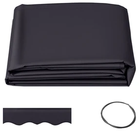 Outsunny Pânză de Schimb pentru Copertină Retractabilă Anti UV 30+, 3.47x2.9 m, Gri | Aosom Romania