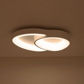 Plafoniera LED CCT cu telecomanda AREA 2 alb