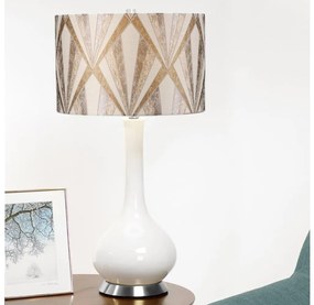 Lampă de masă Elstead MILO-PN-TL-VOGSC MILO 1xE27/60W/230V gri/maro