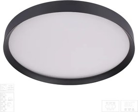 Prezent 17317 - Plafonier LED dimabil MAYSA LED/72W/230V 3000/4000/6000K negru