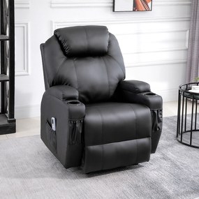 HOMCOM Fotoliu de Masaj Relaxare cu 8 Puncte de Masaj - Ideal pentru Acasă și Birou | Aosom Romania