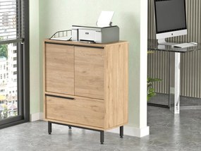 Dulap cu rafturi Bulelo 3 (nuc). 1094294