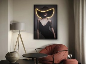 Tablou cu iluminat LED imprimat pe panza Pamela 80x120cm