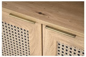 Dulap cu rafturi Rustico, stejar artisan