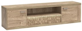 Masă TV/Dulap Nature 13 (cu iluminat LED) (Stejar ribbeck). 1057917