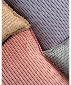 Pernă decorativă pentru copii roz cu tapițerie din catifea reiată Bolster – Wigiwama