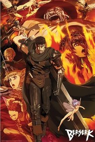 Poster Berserk - Groupe, (61 x 91.5 cm)