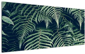 Tablou cu frunze de ferigă (120x50 cm), în 40 de alte dimensiuni noi