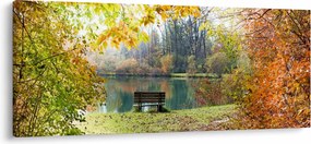 Tablou cu pescărie (120x50 cm)