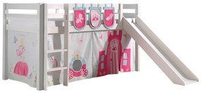 PINO PAT SEMI-INALT cu slide, perdea și 3 buzunare Princess.