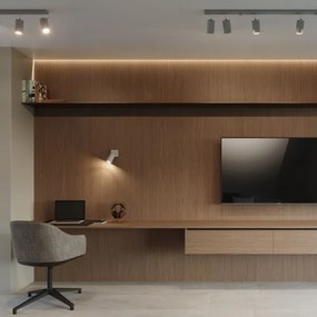 Spot de tavan Sollux SL.0454 RING 6xGU10/10W/230V