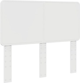 vidaXL Tăblie cap Alb 120 cm Lemn compozit