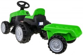 Tractor Electric cu acumulator pentru copii NOVOKIDS™ Mini Farmer Tractor, Cu remorca, Max 25 kg, 2 Viteze, Verde