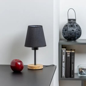 Lampă de masă Brilagi NUBILA WOOD 1xE27/25W/230V stejar/negru