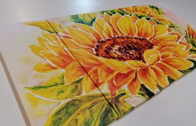 Tablou 5-piese floarea-soarelui frumoasă