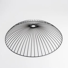 Brilagi - Lustră aplicată cu LED CERIA WIRE 1xE27/40W/230V, diametru 60 cm, neagră