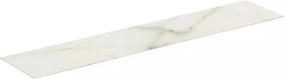 Blat ceramic pentru lavoar Ideal Standard Atelier Conca 240 cm finisaj alb marmura