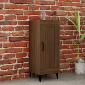 817437 vidaXL Servantă, stejar maro, 34,5x34x90 cm, lemn compozit
