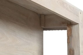Consola sculptata, natur, din lemn de mango, Emperia