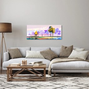 Tablou - Peisaj, abstracție (120x50 cm)