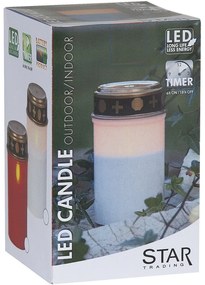 Lumânare LED (înălțime 12 cm) pentru exterior Serene – Star Trading