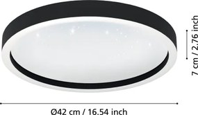Plafonieră LED RGBW dimabilă MONTEMORELOS-Z LED/17,8W/230V Eglo 900411