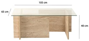 Măsuță de cafea Espadrile (Travertin) . 1102386