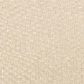 Pat box spring cu saltea, crem, 120x200 cm, textil Crem, 120 x 200 cm, Culoare unica si cuie de tapiterie