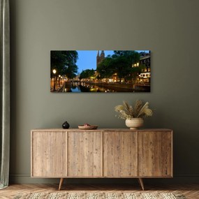 Tabou orașului istoric nocturn (120x50 cm)