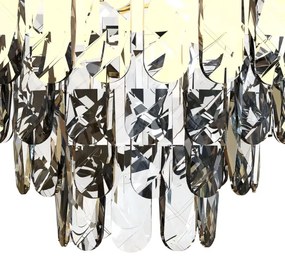 Plafonieră LUXURIA 9xE14/40W/230V d. 48 cm auriu