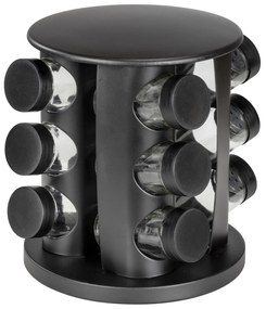 Suport de condimente BRUNA, 12 borcane