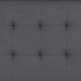 Canapea gri extensibilă cu tapițerie din imitație de piele 191 cm Maine – Støraa