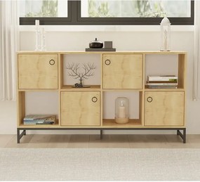 Consola Paola culoare stejar 160x85x40 cm