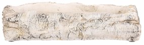 Husă pentru flori - jardiniere, imitație demesteacăn, 32 x 12 x 8 cm, 32 cm
