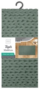 Covoraș de baie verde 50x80 cm Ariel – douceur d'intérieur