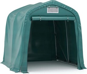 vidaXL Cort de garaj, verde, 1,6 x 2,4 m, PVC