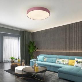 Brilagi - Plafonieră LED dimabilă POOL LED/60W/230V 3000-6000K 50 cm roz+telecomandă