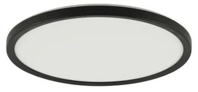 Brilagi - Corp de iluminat LED reglabil ULTRA SLIM, 18W, 230V, diametru 30 cm, negru + telecomandă