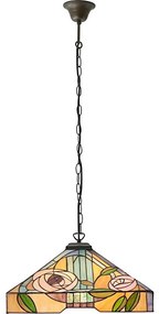 Endon 64384 - Lustră cu lanț Tiffany WILLOW 3xE27/60W/230V