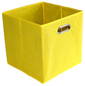 Cutie depozitare culoarea galben 30×30 cm