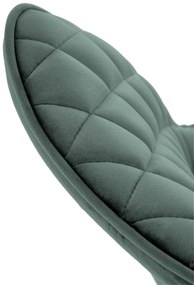 Scaun K520 velvet verde
