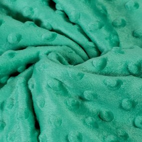 Goldea pătură pentru copii minky - verde - 75x100 cm 75 x 100 cm