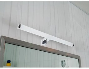 Iluminare LED pentru oglindă de baie, 10W, 230V, 45 cm, IP44, crom lucios
