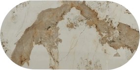 Masa ovala, Ceramica Alba, Furnir Nuc, UNIQUE 200cm A-46381 VC