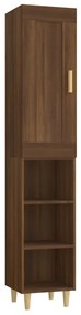 3115491 vidaXL Dulap înalt,Stejar brun, 35x34x180 cm, lemn compozit