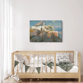 Tablou - William Stanley Haseltine, Santa Maria a Cetrella, Anacapri, reproducere (90x60 cm)