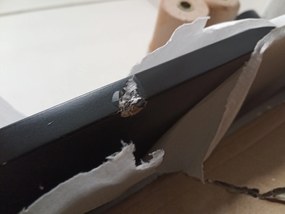 OFERTE Masă de sufragerie neagră BERGEN 120x80 cm II. calitate