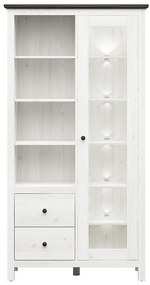 Vitrină Hesen REG1W2S/20/11 (cu iluminat LED) (zadă sibiu deschis + Pin larico). 1062526
