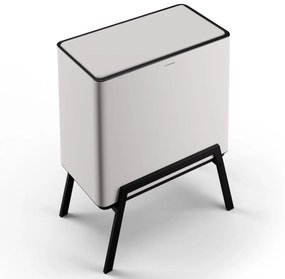 Yuma, coș de gunoi, 40 l, inclusiv compostor, cu picioare, filtru de mirosuri